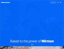 Tablet Screenshot of mirman.org