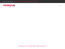 Tablet Screenshot of mirman.com.br